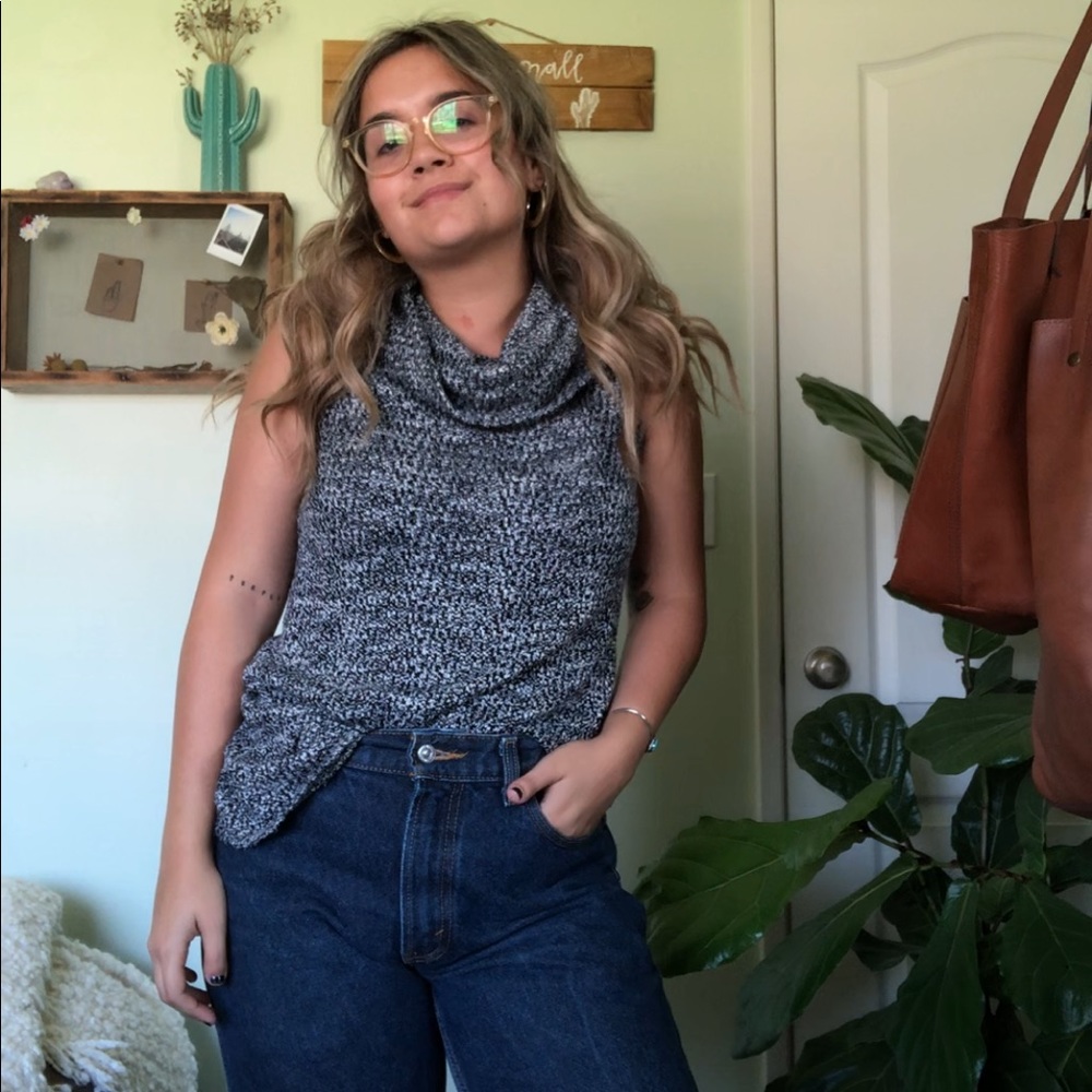 Anthropolgie Sleeveless Turtleneck